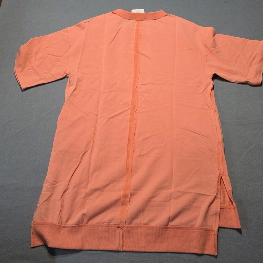 Fantastic Fawn New In Bag Vibrant Orange Tshirt Dress Small PTP 24 Length 35 - Picture 3 of 5